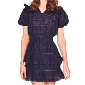 Navy Blue LoveShackFancy Dress
